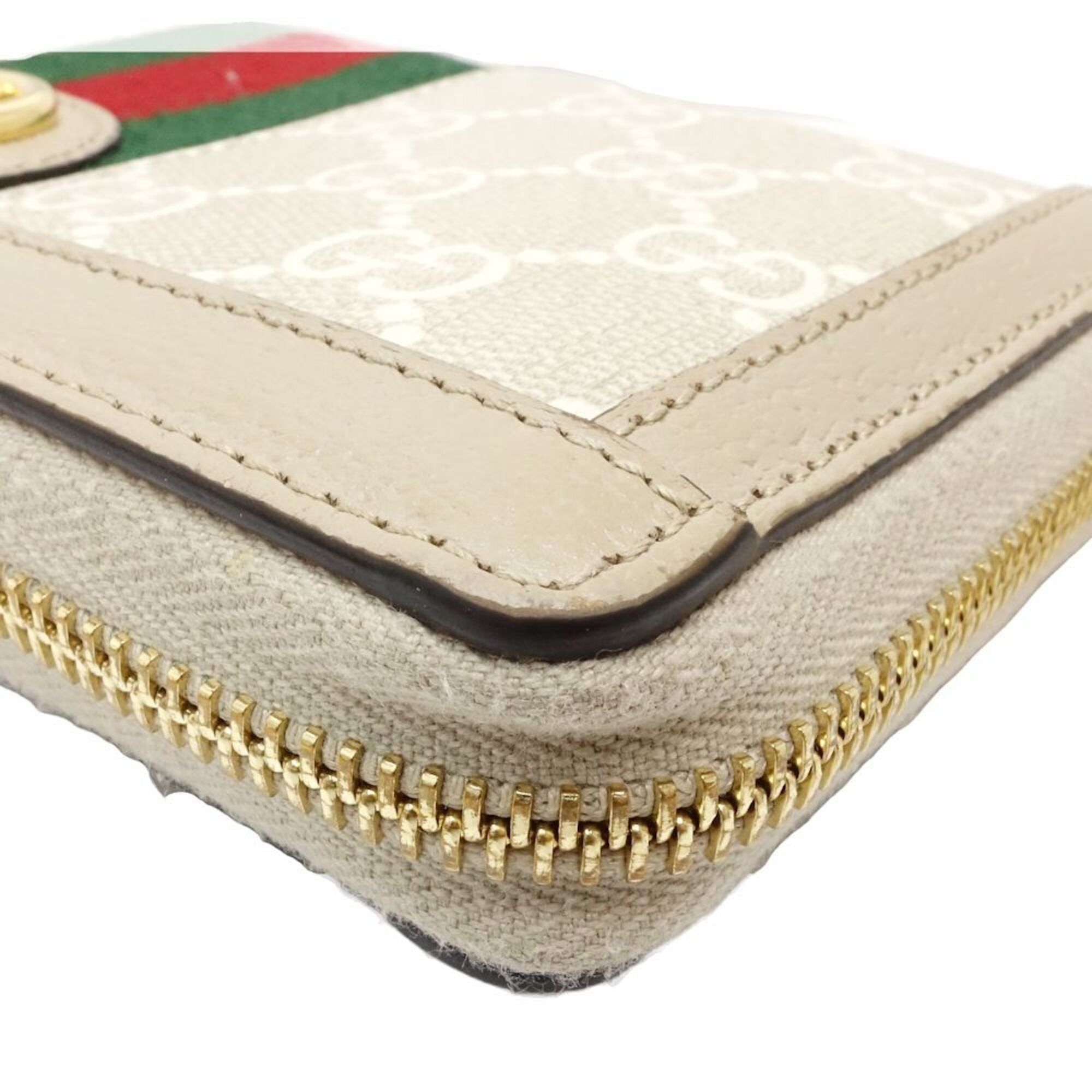 Ophidia Zip Around Wallet GG Coated Canvas