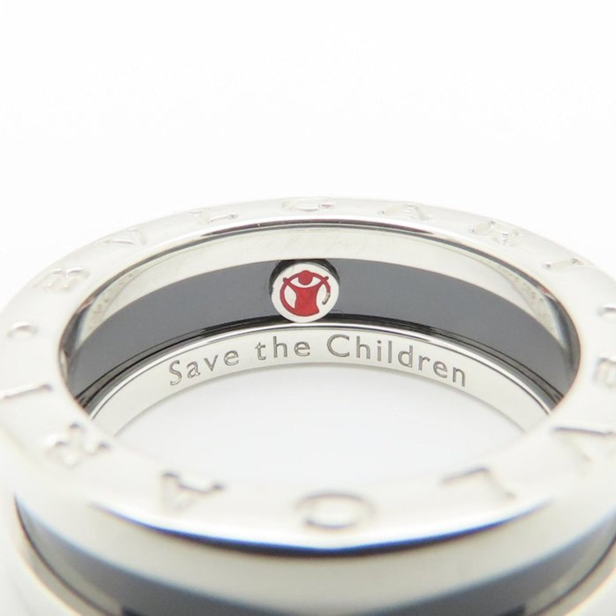B.Zero1 Ring Sterling Silver and Ceramic
