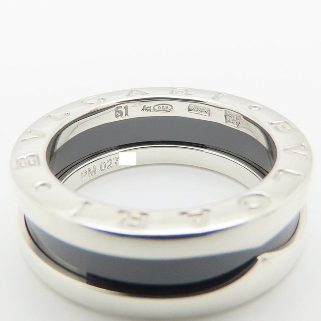 B.Zero1 Ring Sterling Silver and Ceramic
