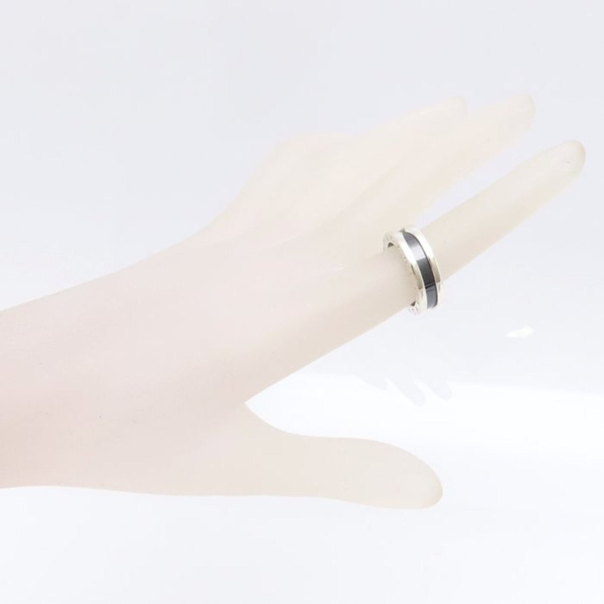 B.Zero1 Ring Sterling Silver and Ceramic