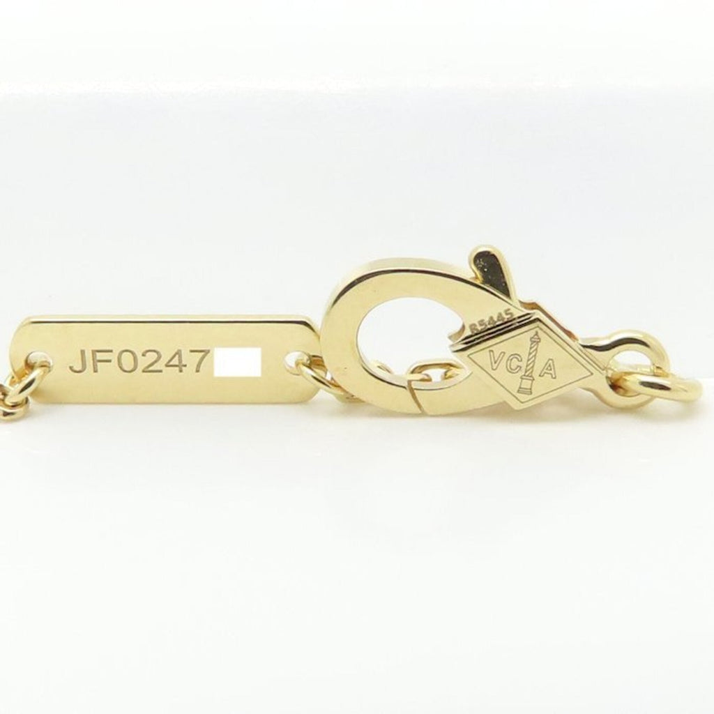 Vintage Alhambra Pendant Necklace 18K Yellow Gold