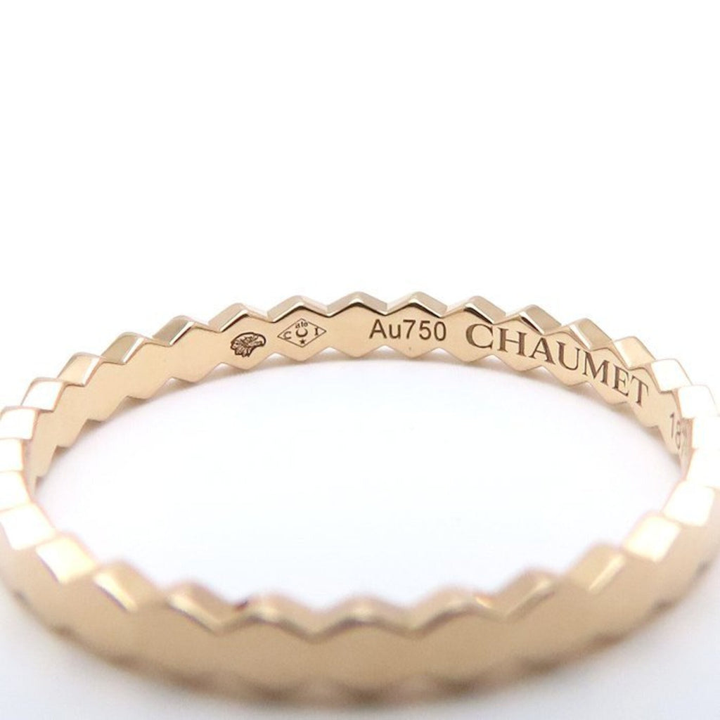B de Honeycomb Ring 18K Rose Gold