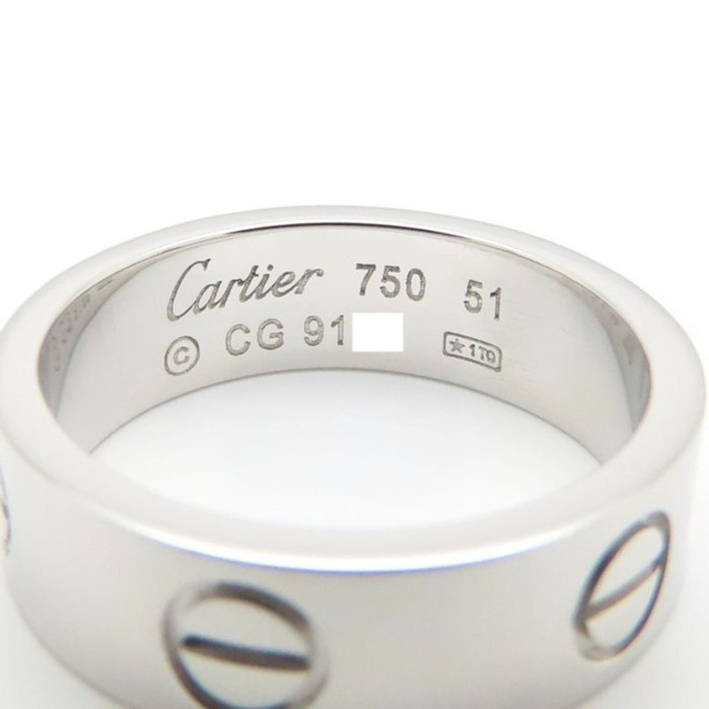 Love Ring 18K White Gold