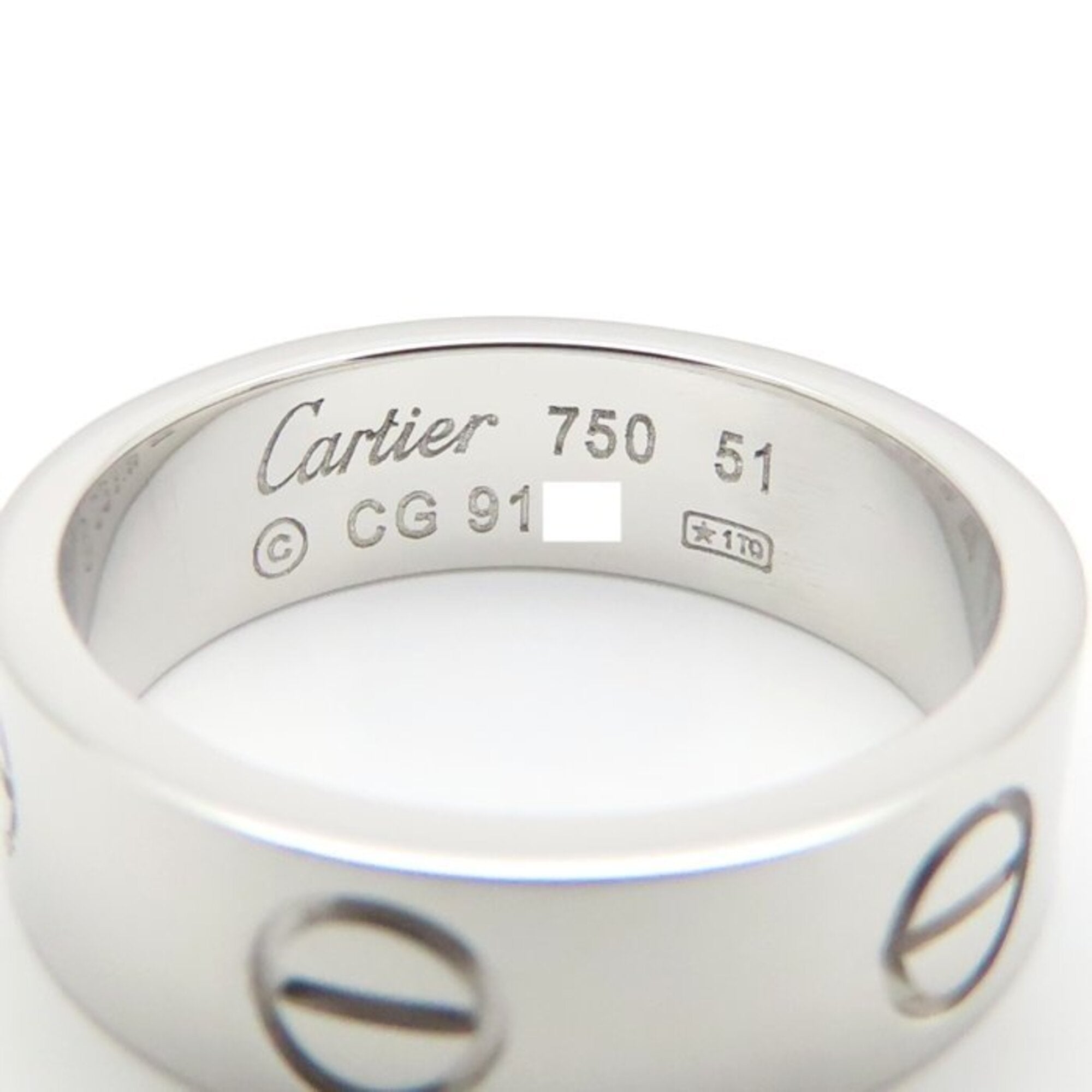 Love Ring 18K White Gold