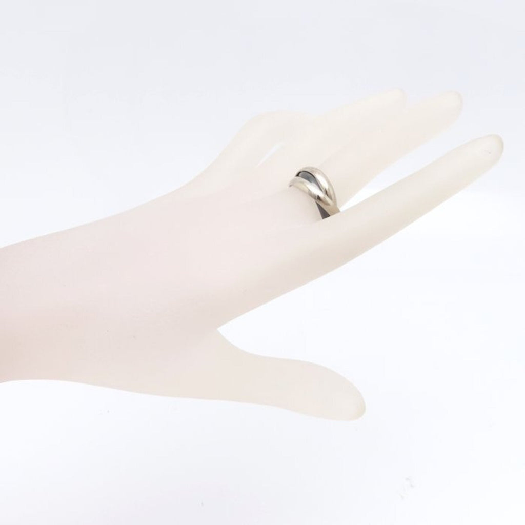 Trinity Ring 18K White Gold and Ceramic