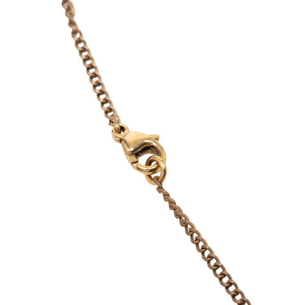 CC Logo Chain Pendant Necklace Metal