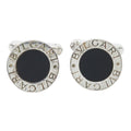 Cufflinks Sterling Silver with Onyx Bracelet