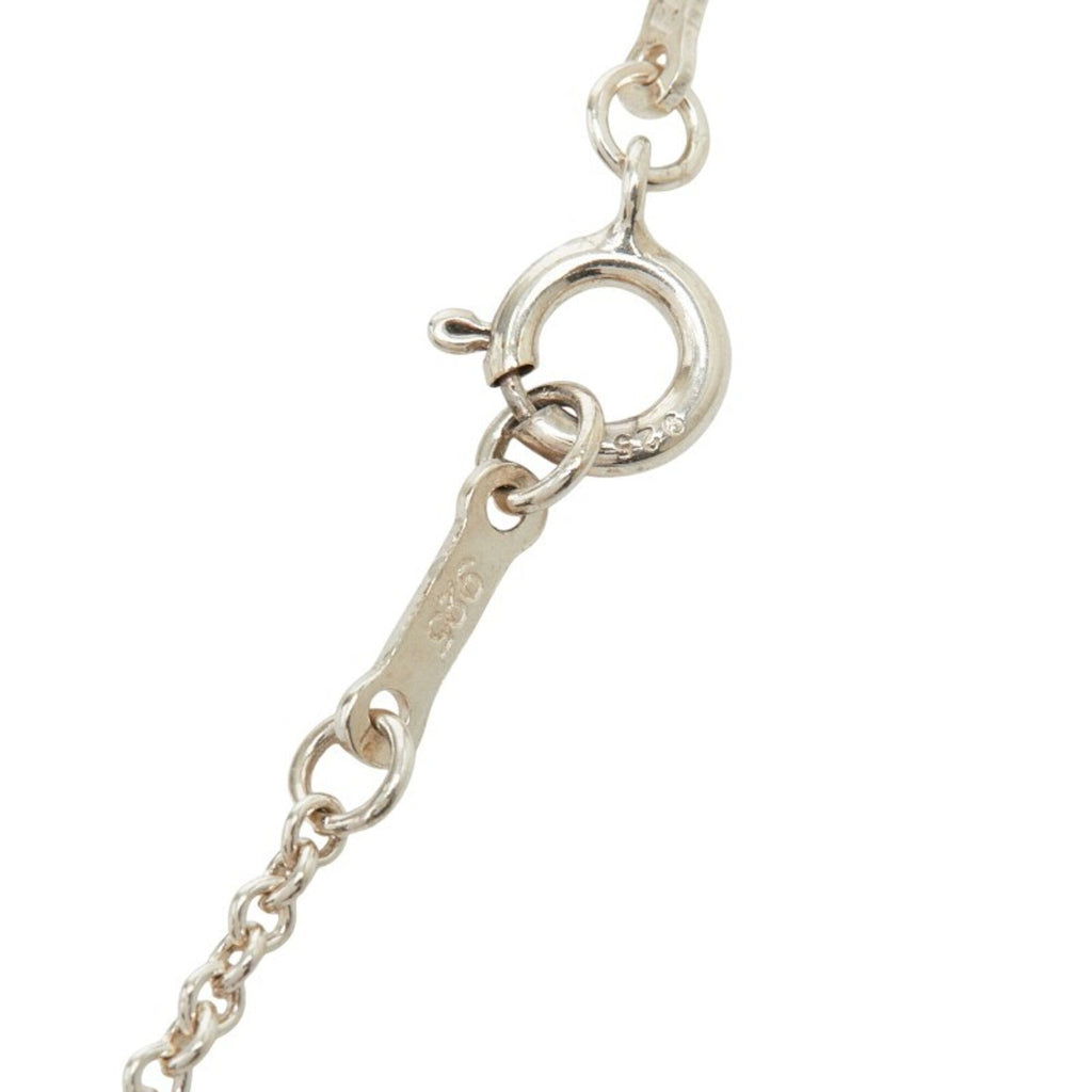 Open Heart Pendant Necklace Sterling Silver 32.3mm