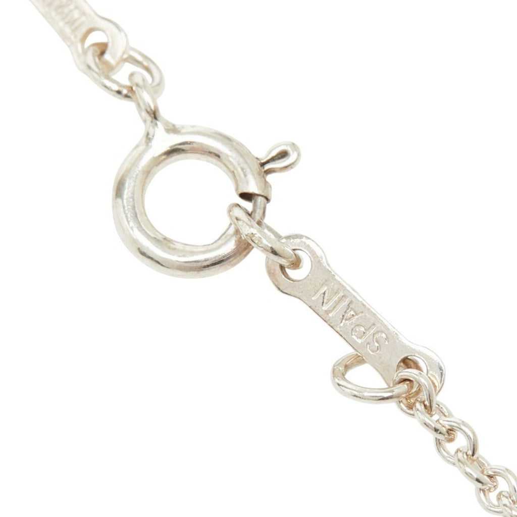 Open Heart Pendant Necklace Sterling Silver 32.3mm