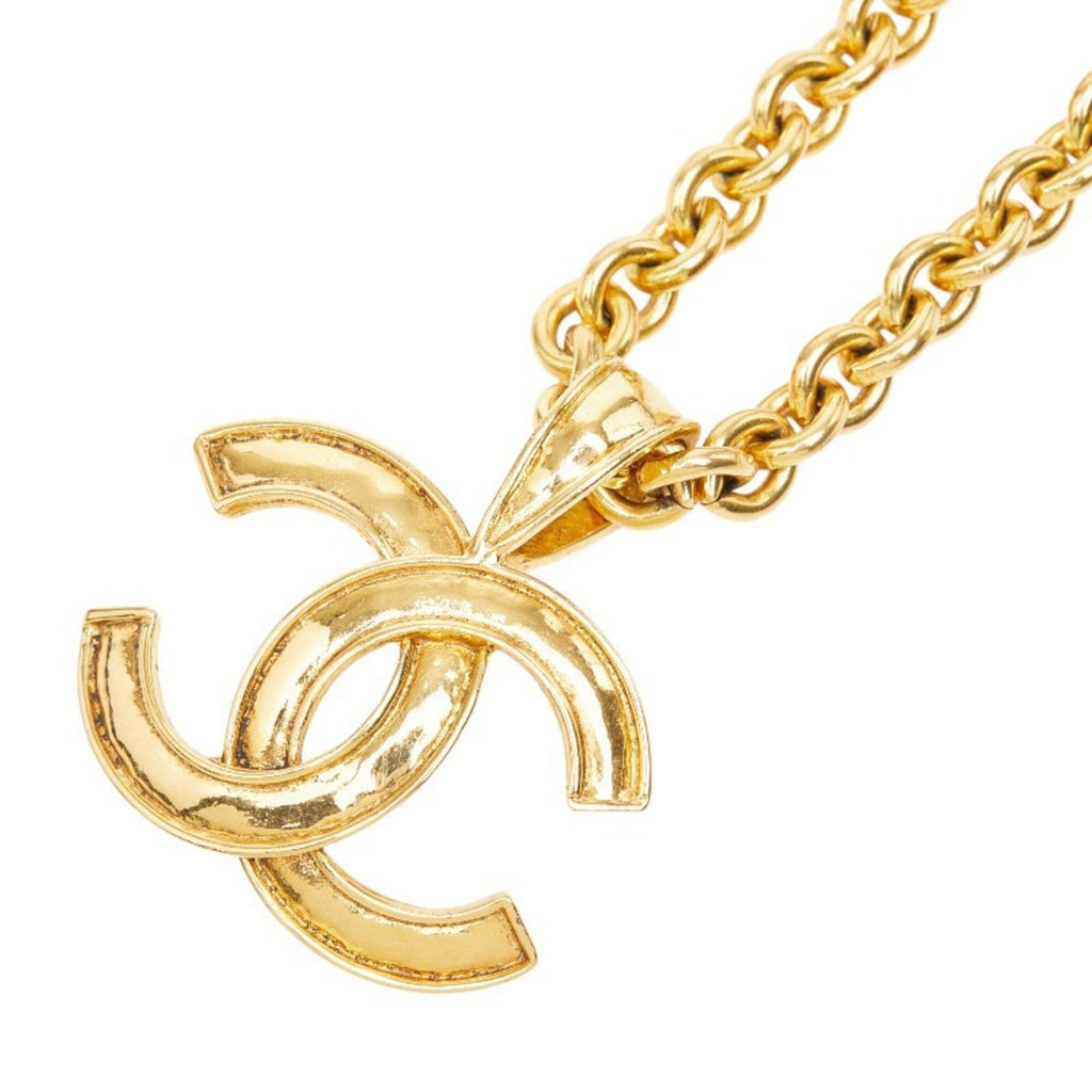 CC Logo Chain Pendant Necklace Metal