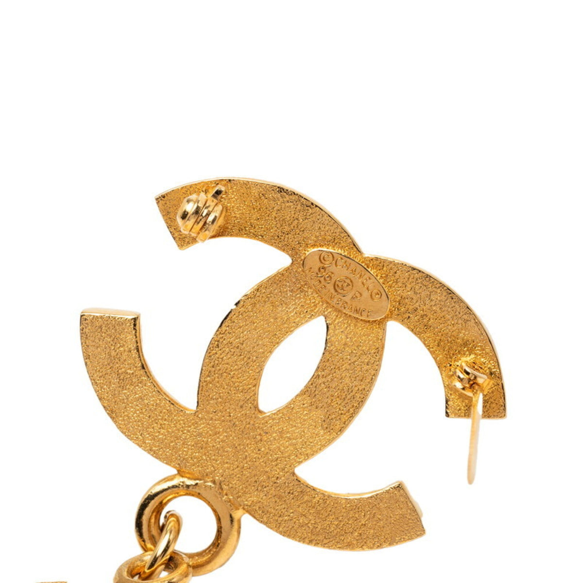 CC Logo Brooch Metal