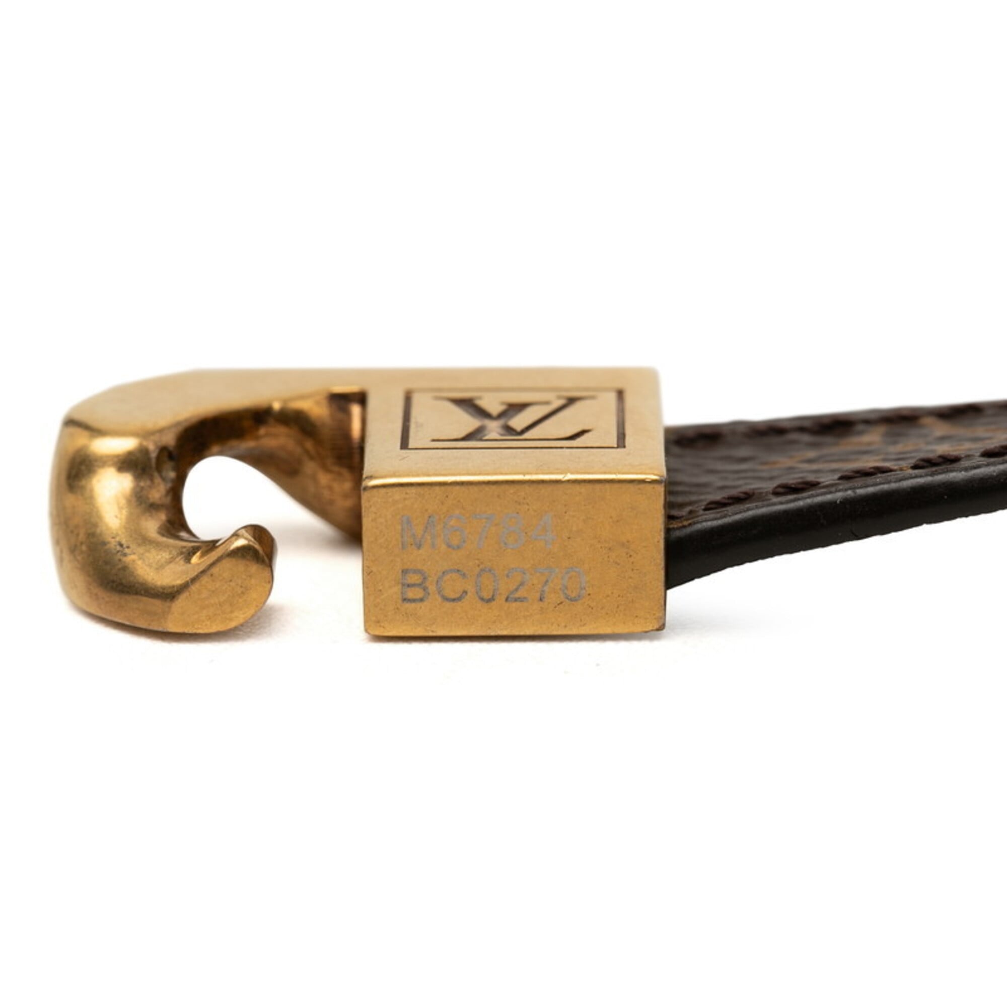 Monogram Bracelet Brown and Gold Plated