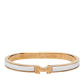 Bracelet Gold and White Enamel Mini