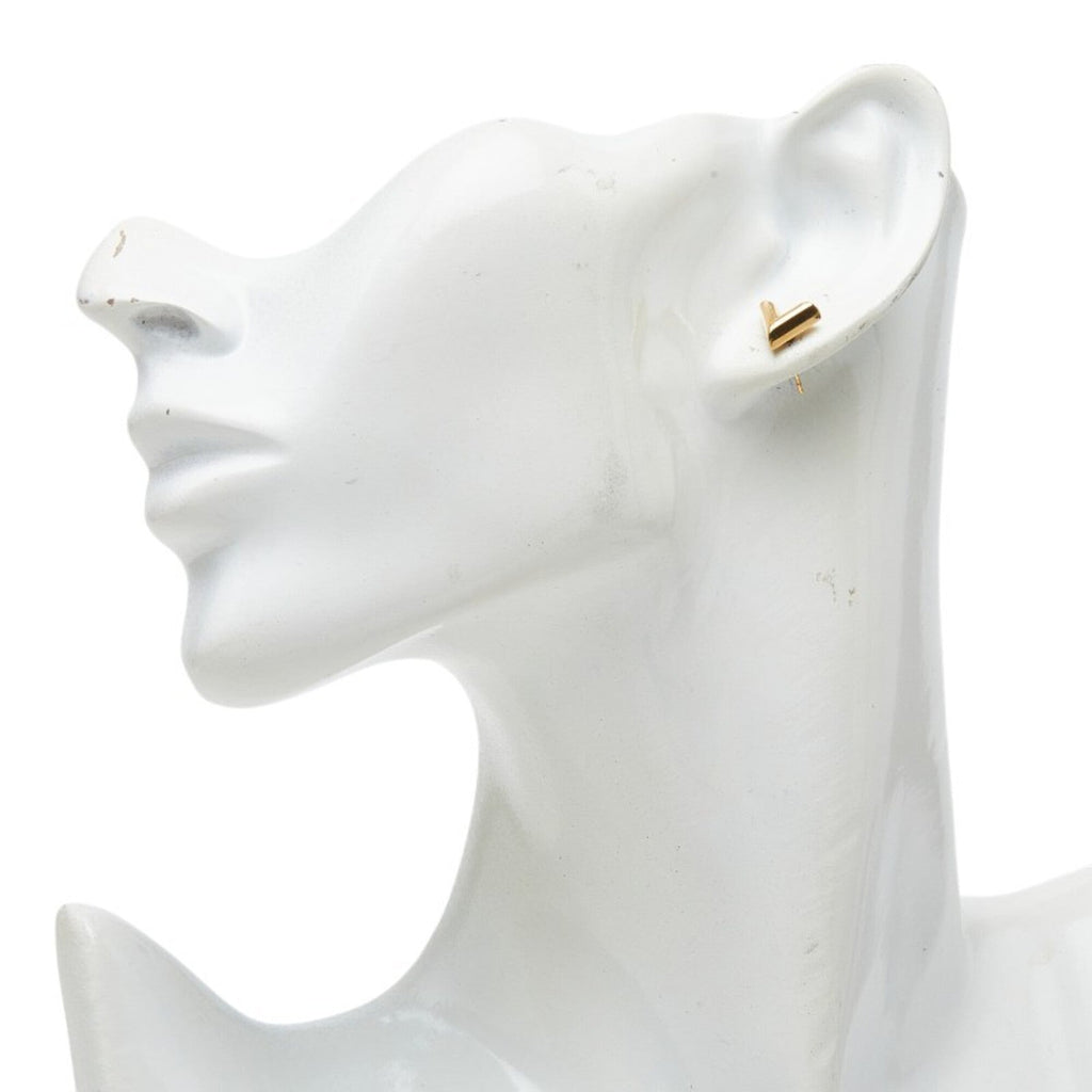 Essential V Earrings Gold Gold-Tone Metal