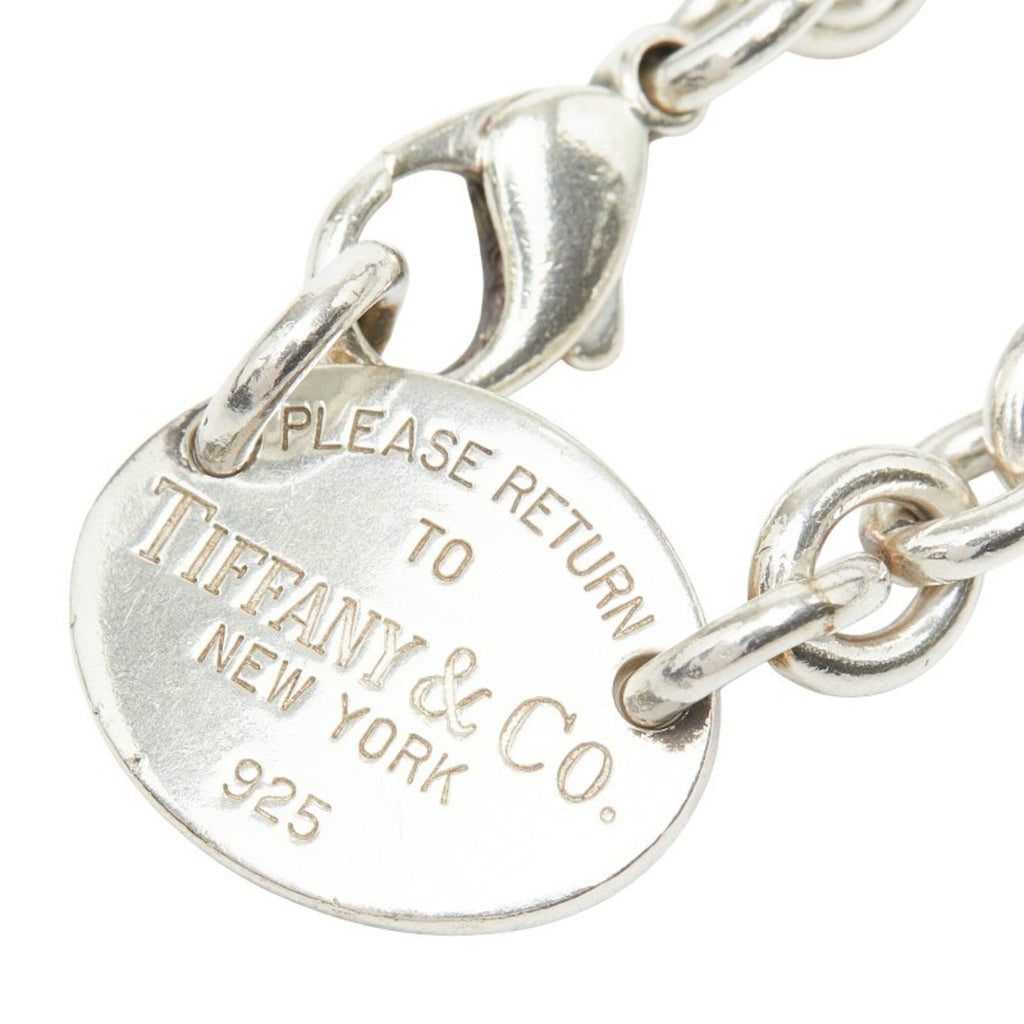 Return To Tiffany Chain Oval Necklace Sterling Silver