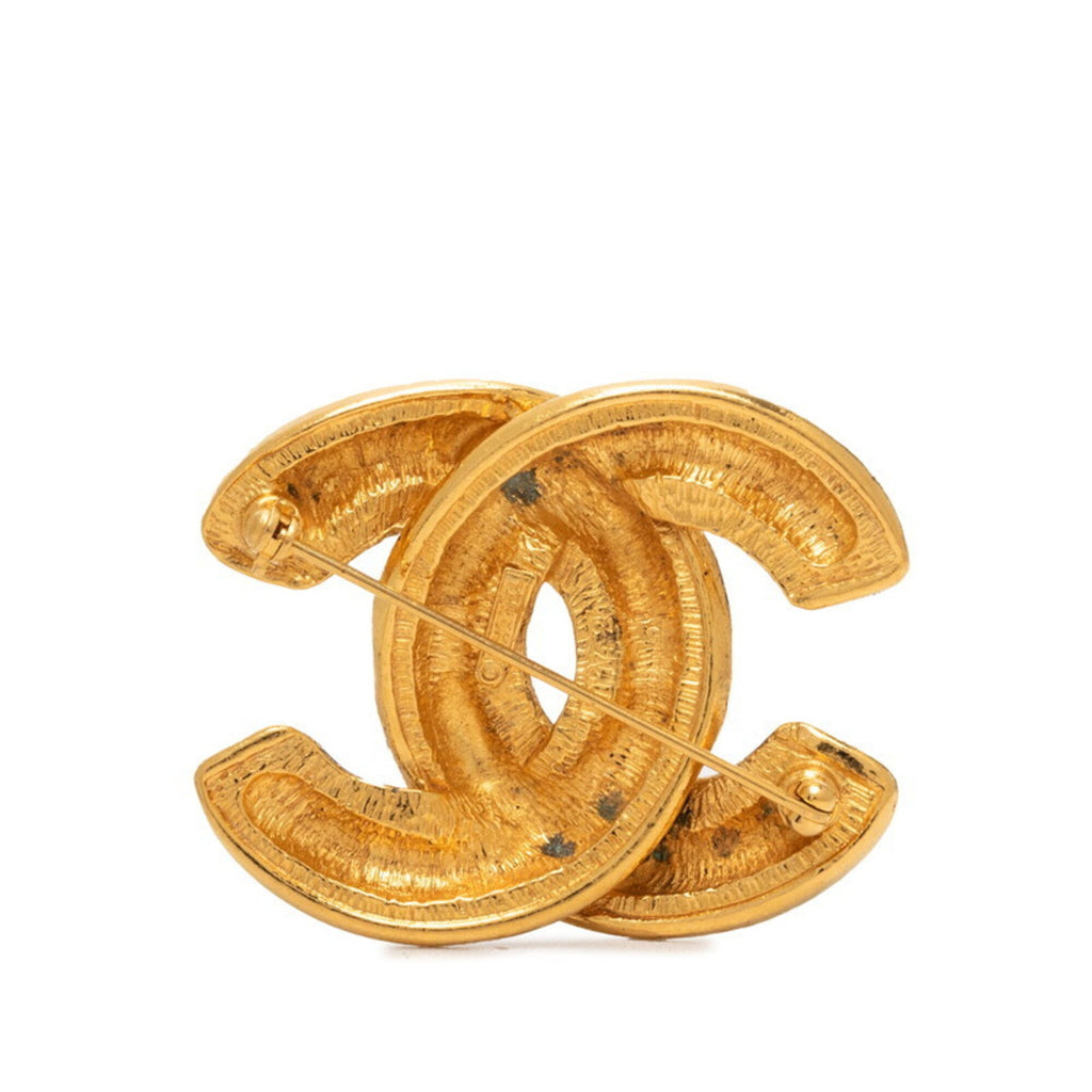 CC Logo Brooch Metal