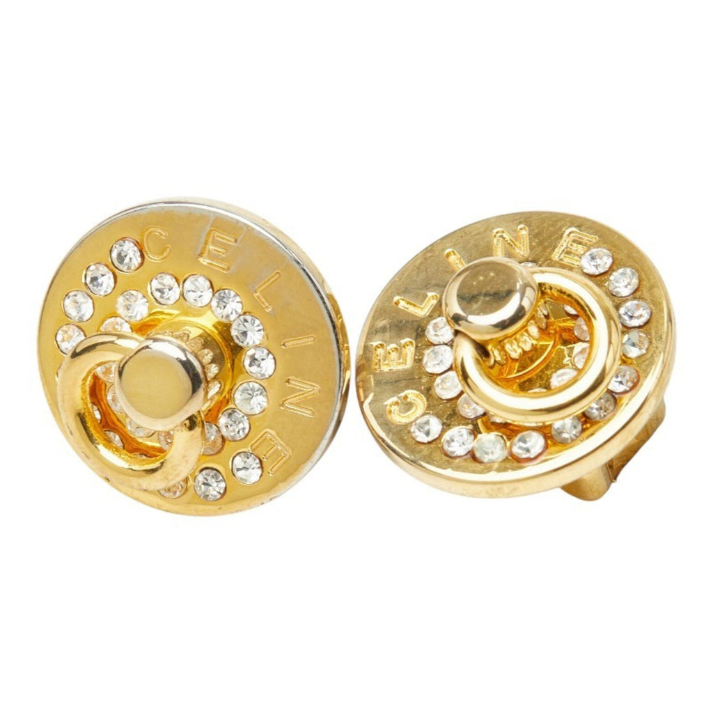 Rhinestone Clip-On Earrings Rhinestone