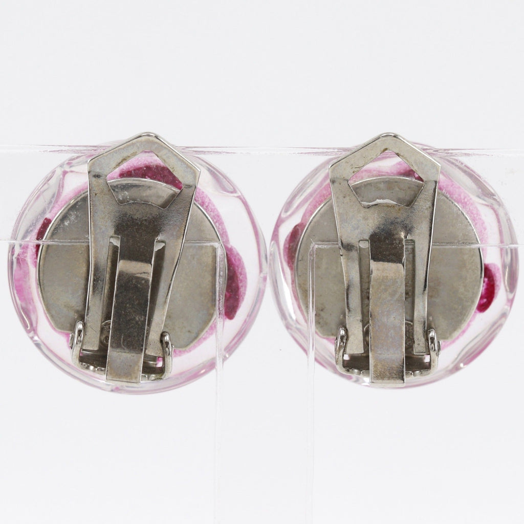 Camellia Clip-On Earrings Plastic
