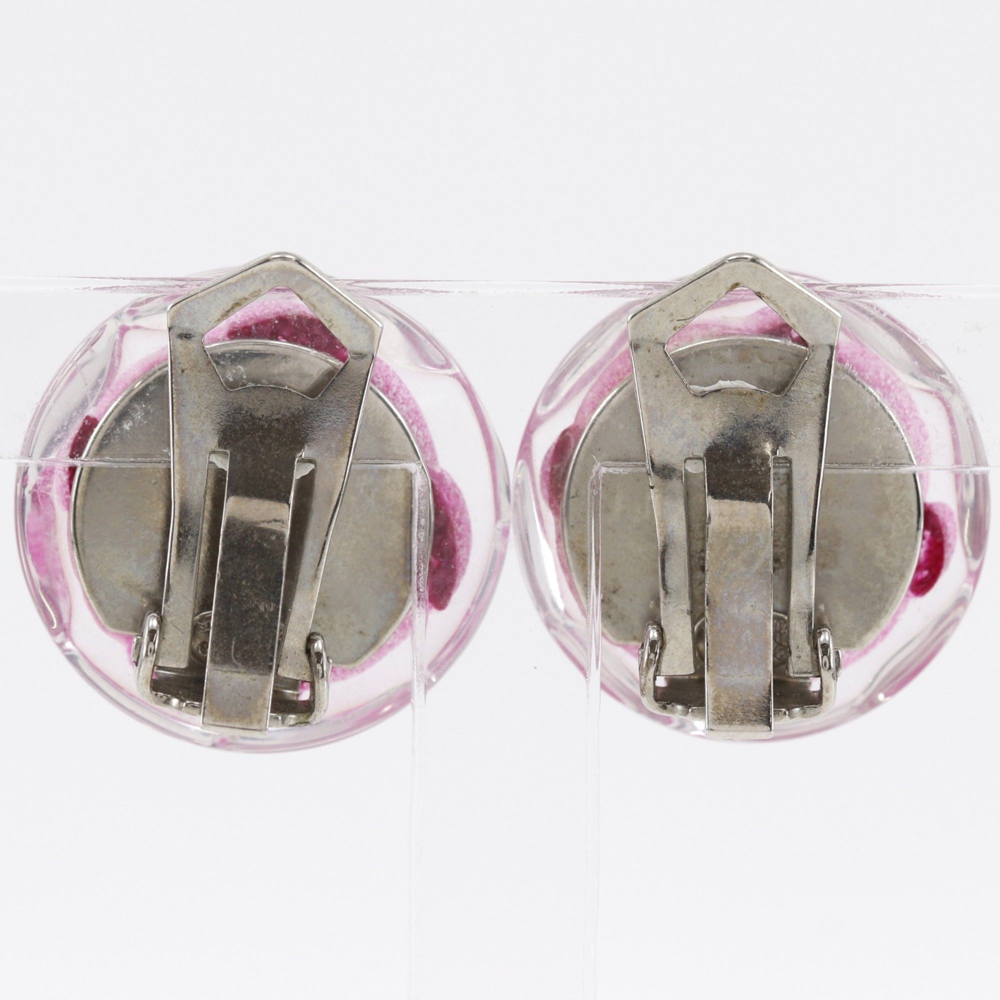 Camellia Clip-On Earrings Plastic