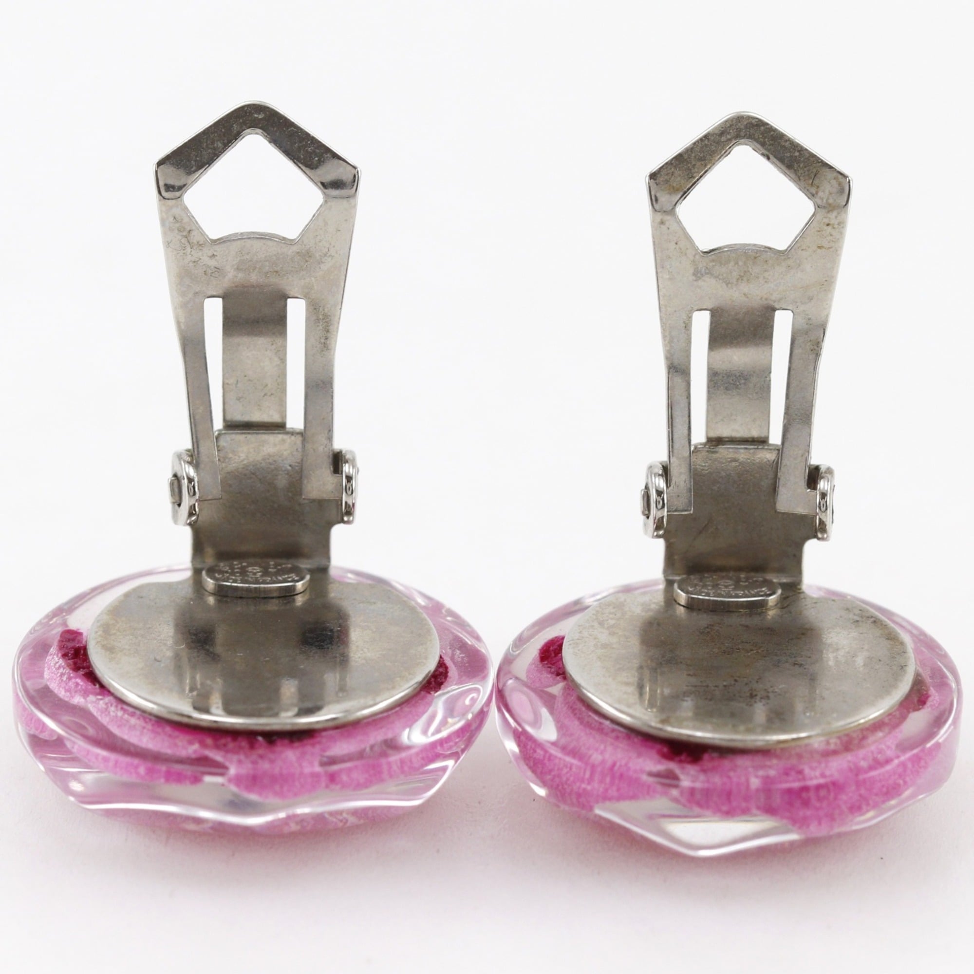 Camellia Clip-On Earrings Plastic