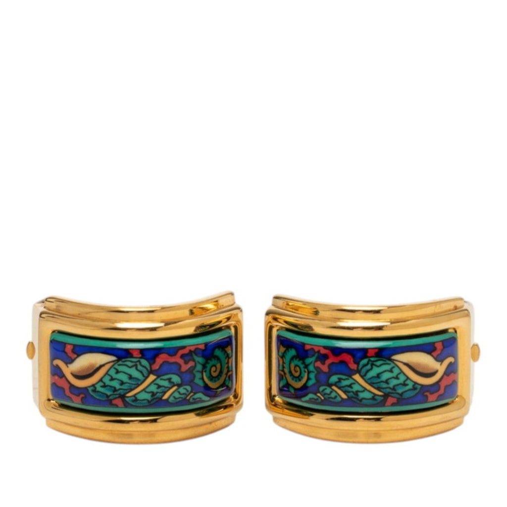 Earrings Gold-Tone Metal