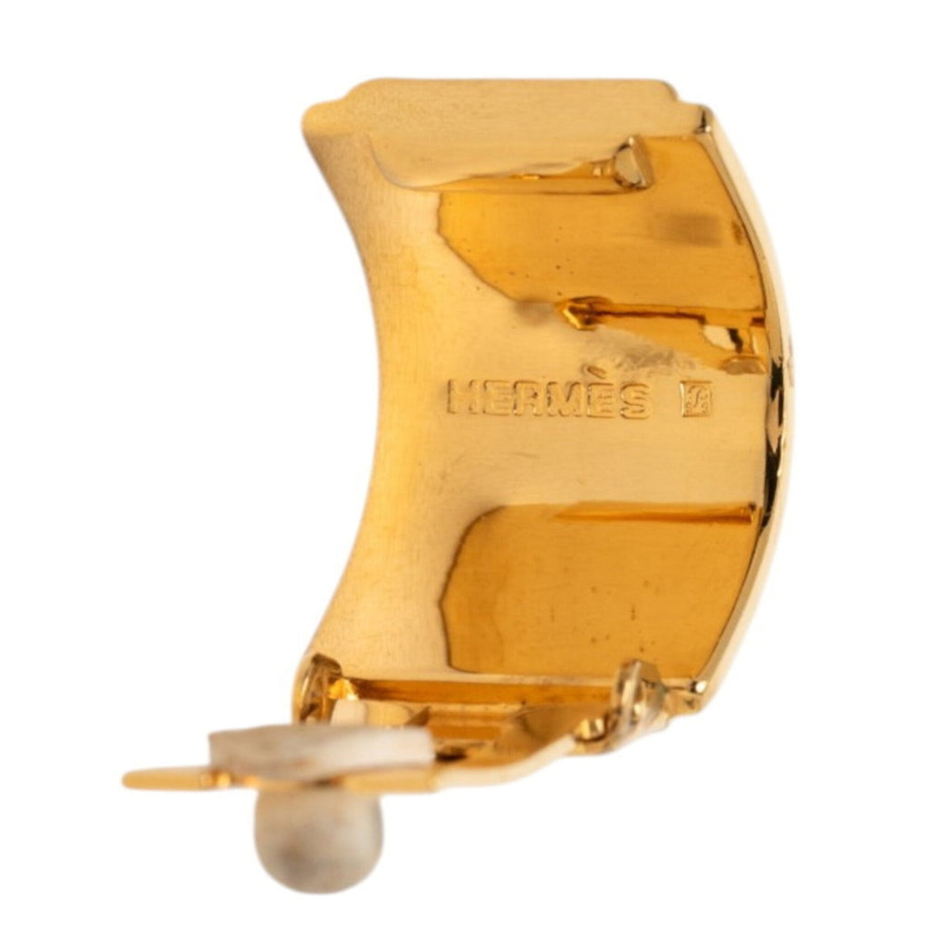 Earrings Gold-Tone Metal