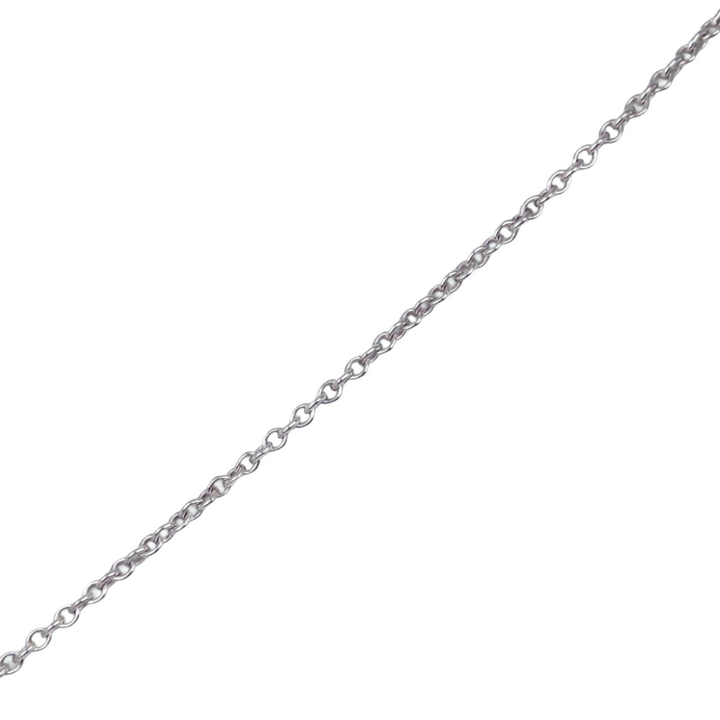 Open Heart Pendant Necklace Sterling Silver 13mm
