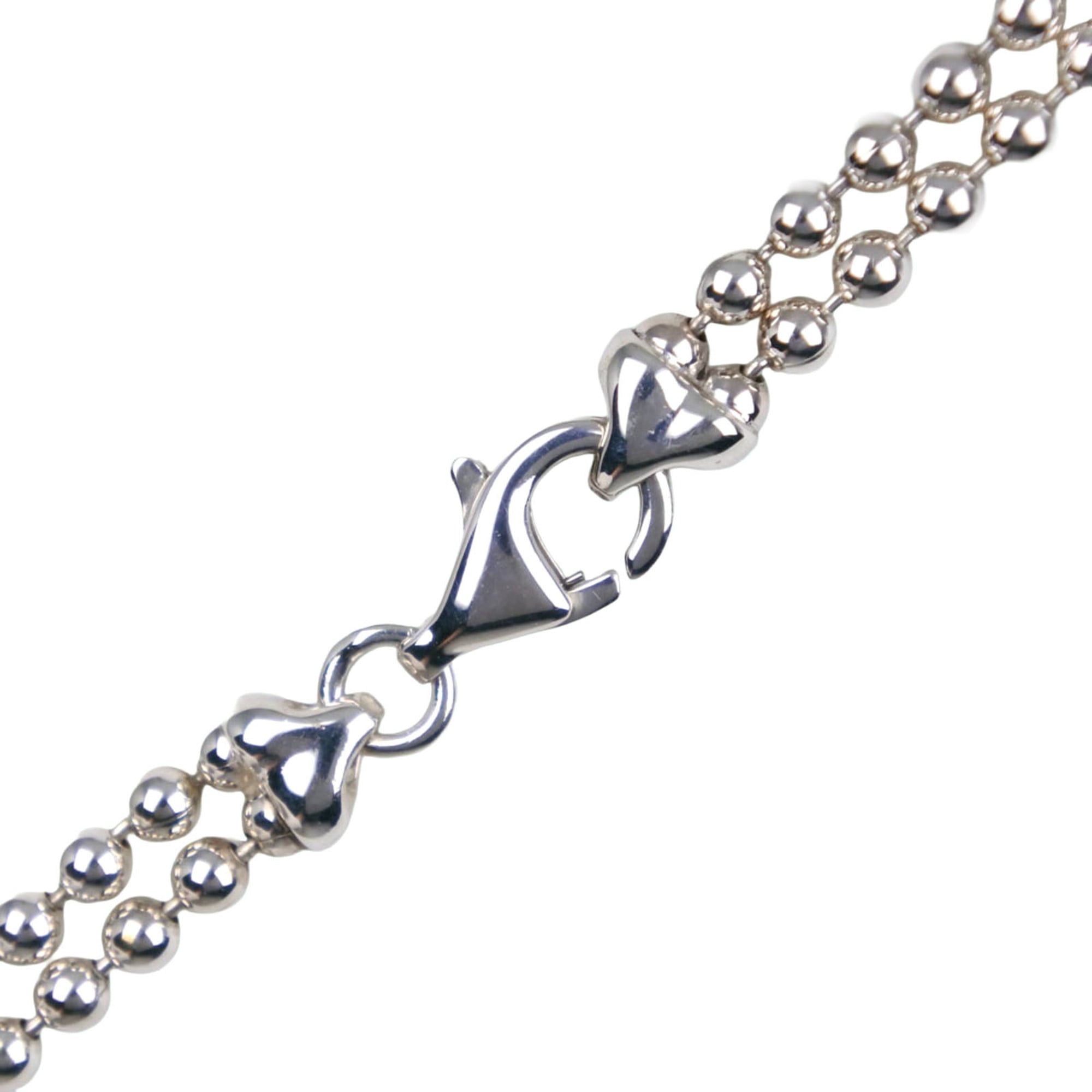 Bar Pendant Necklace Sterling Silver Ball Chain