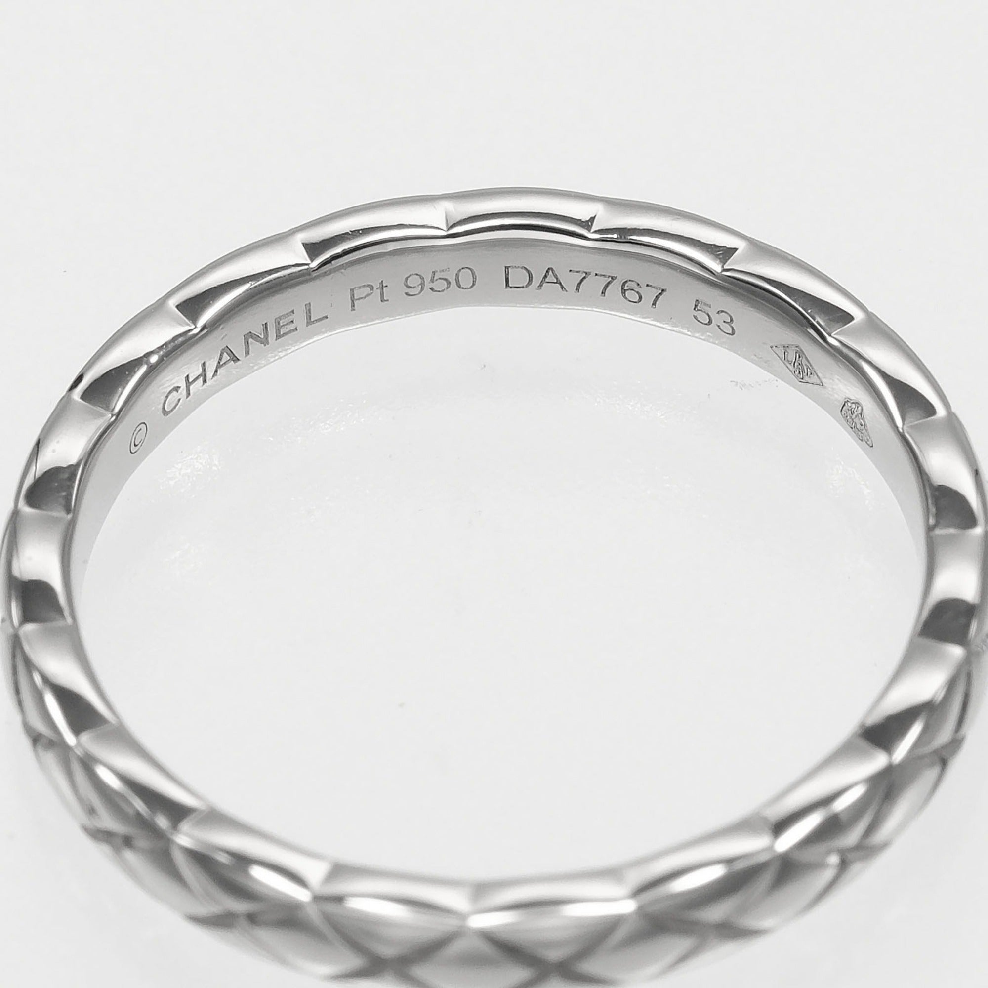 Coco Crush Ring Platinum Small