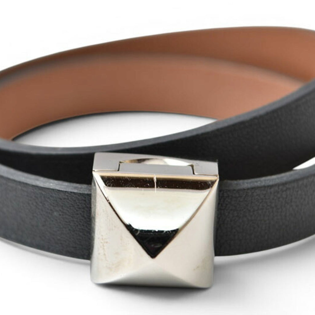 Bracelet Black Leather