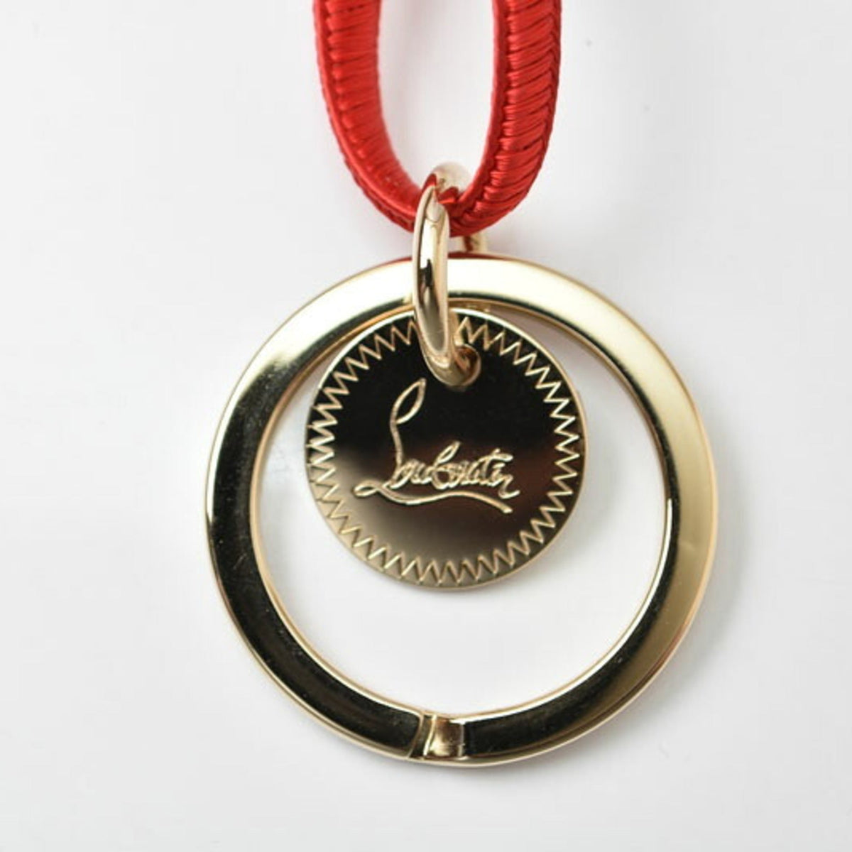 Ballerina Motif Charm Cotton Multi-color Red Handbag Charm