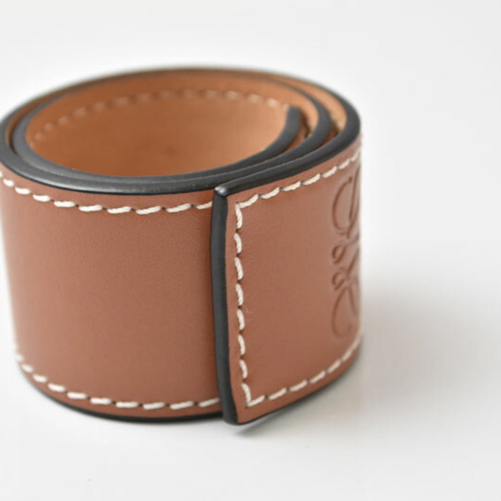 Charm Bracelet Leather Brown