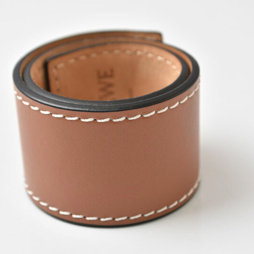 Charm Bracelet Leather Brown