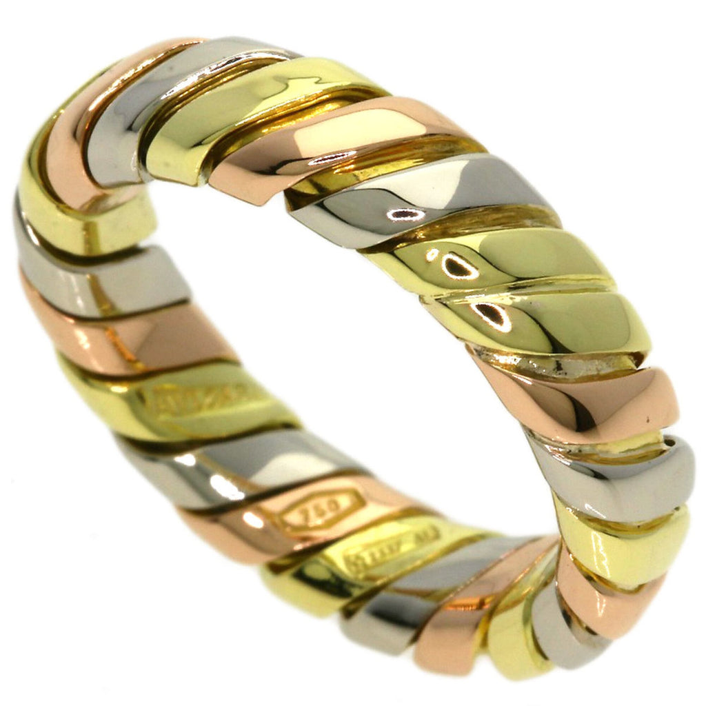 Band Ring 18K White Gold and 18K Yellow Gold