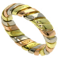 Band Ring 18K White Gold and 18K Yellow Gold