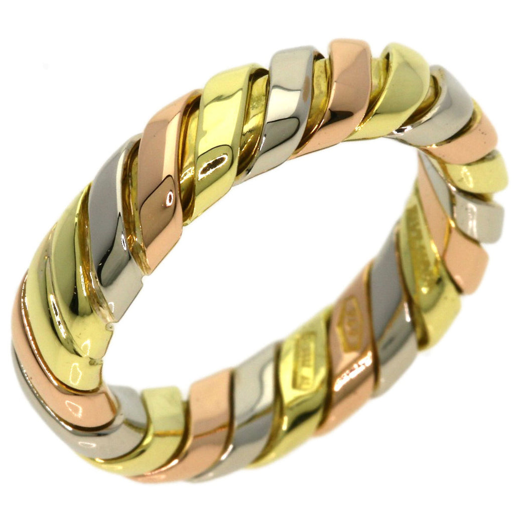 Band Ring 18K White Gold and 18K Yellow Gold