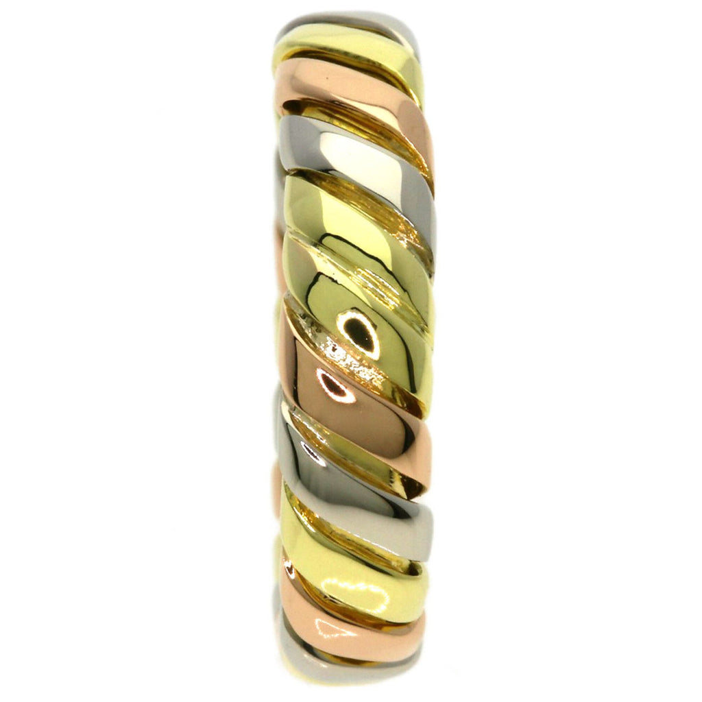 Band Ring 18K White Gold and 18K Yellow Gold