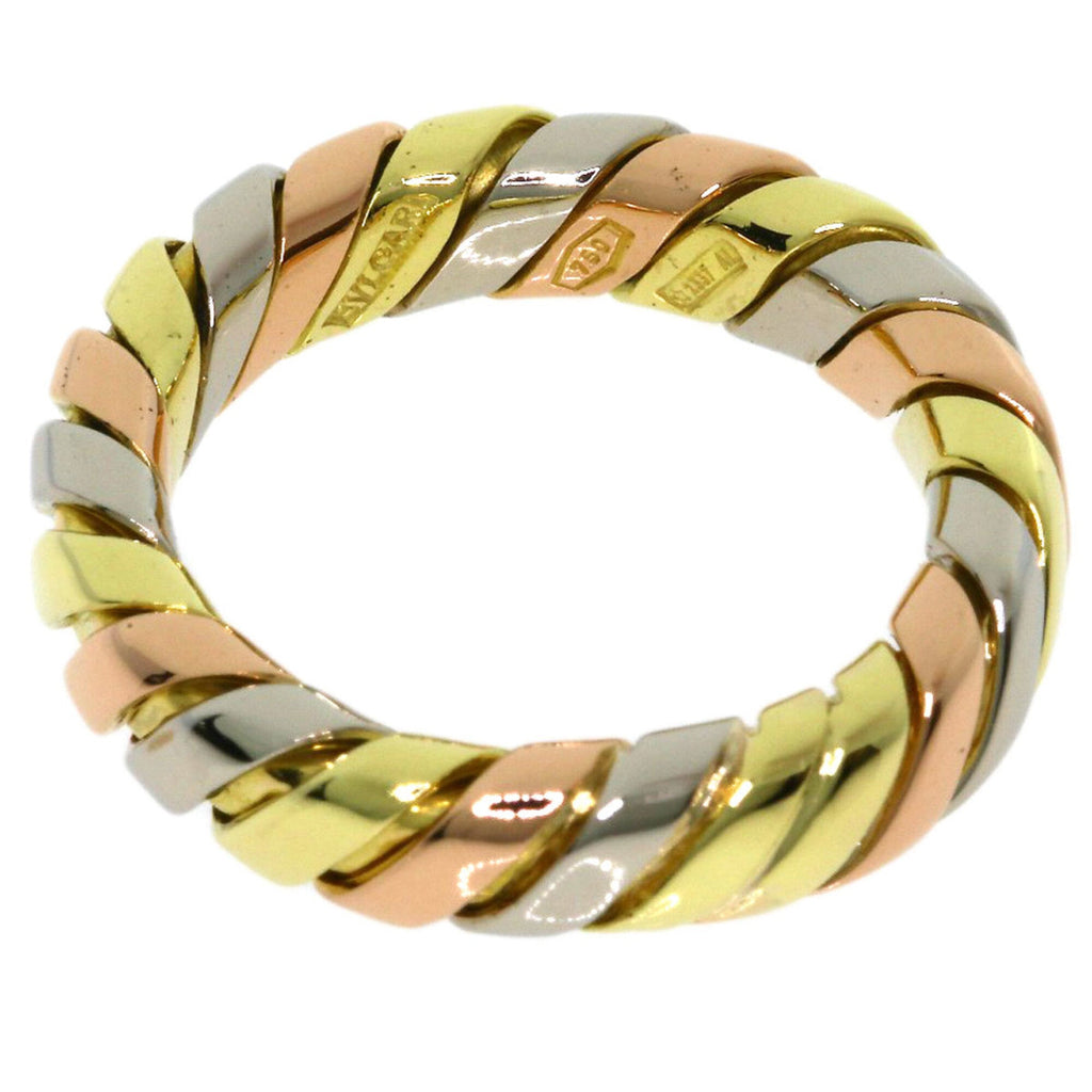Band Ring 18K White Gold and 18K Yellow Gold