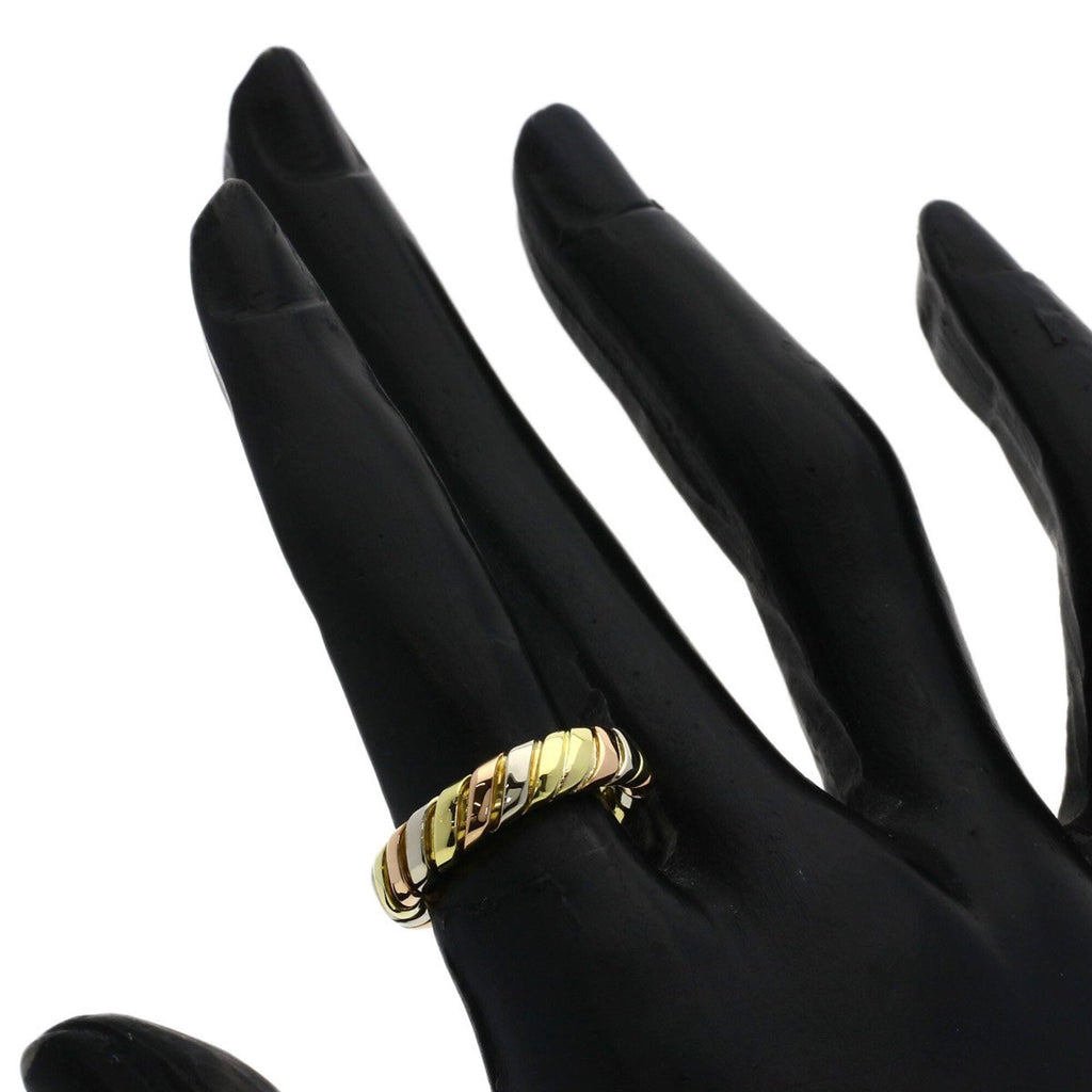 Band Ring 18K White Gold and 18K Yellow Gold
