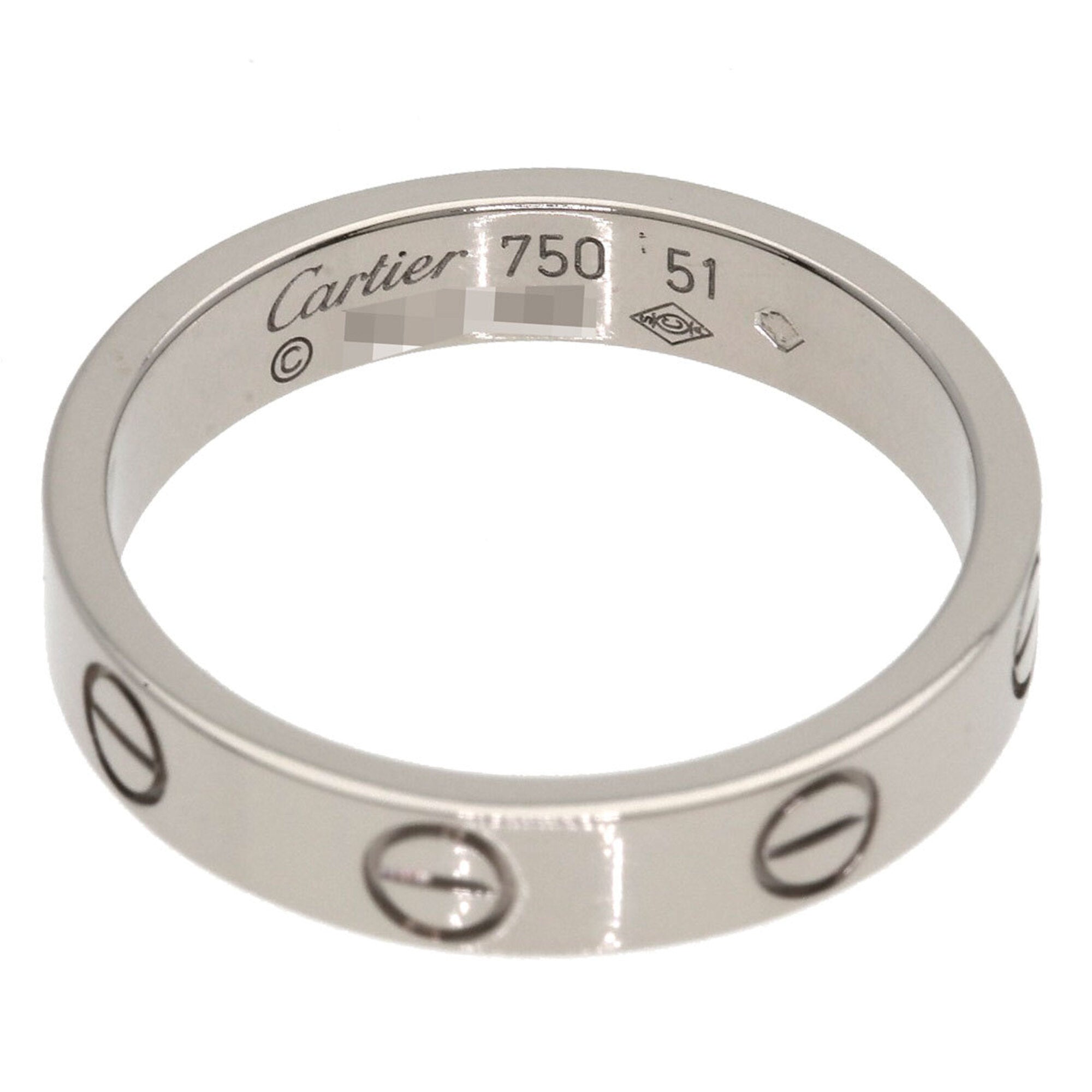 Love Ring 18K White Gold Mini