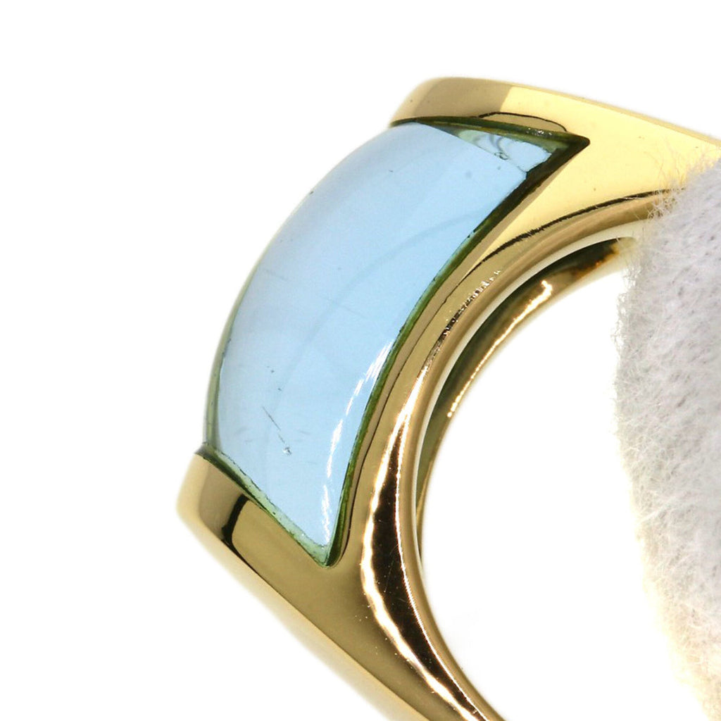Tronchetto Ring 18K Yellow Gold with Topaz
