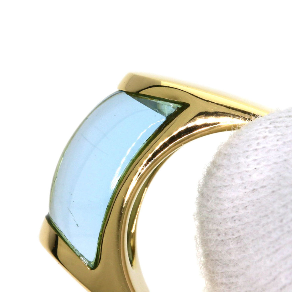 Tronchetto Ring 18K Yellow Gold with Topaz