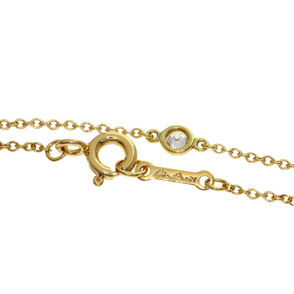 Elsa Peretti Diamonds By The Yard Pendant Necklace 18K Yellow Gold and Diamond