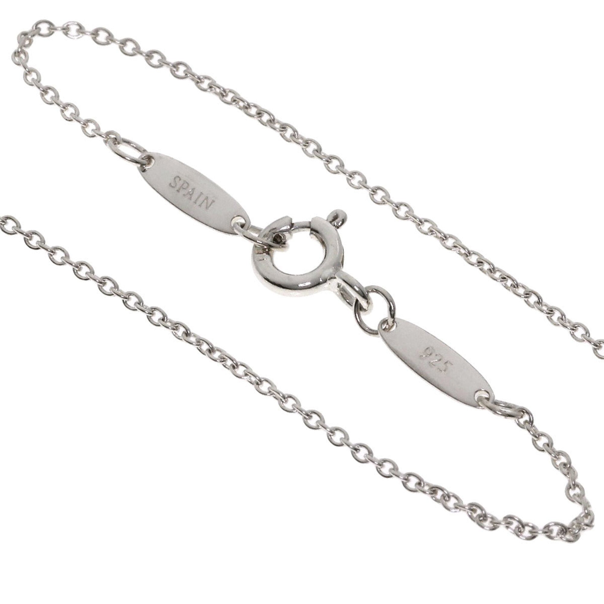 Elsa Peretti Diamonds By The Yard Pendant Necklace Sterling Silver and Diamond