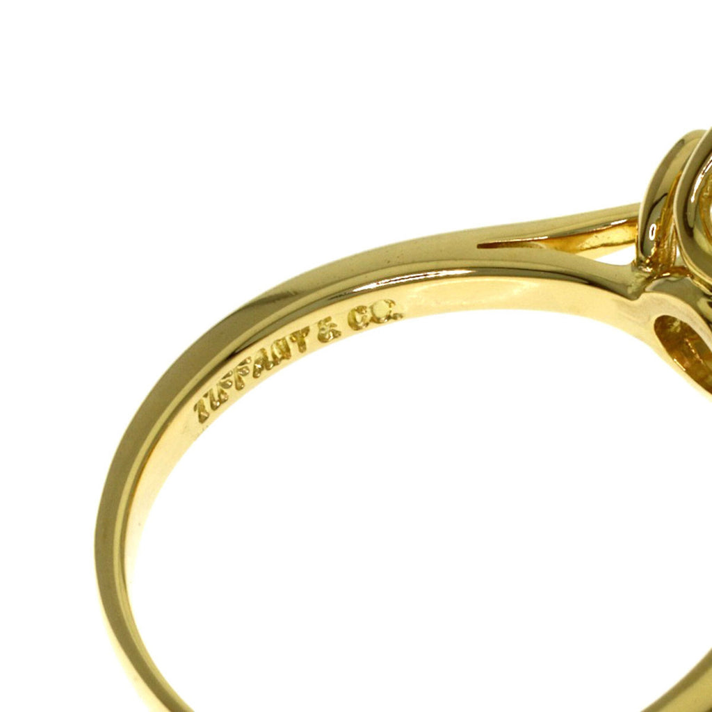 Kiss Around Ring 18K Yellow Gold with Pearl