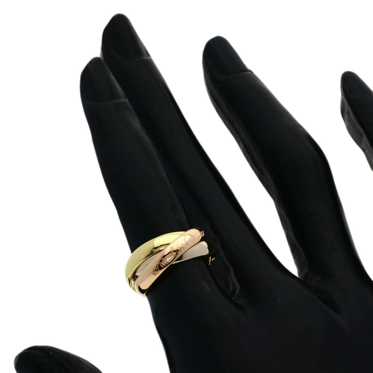 Trinity Ring 18K Yellow Gold and 18K White Gold