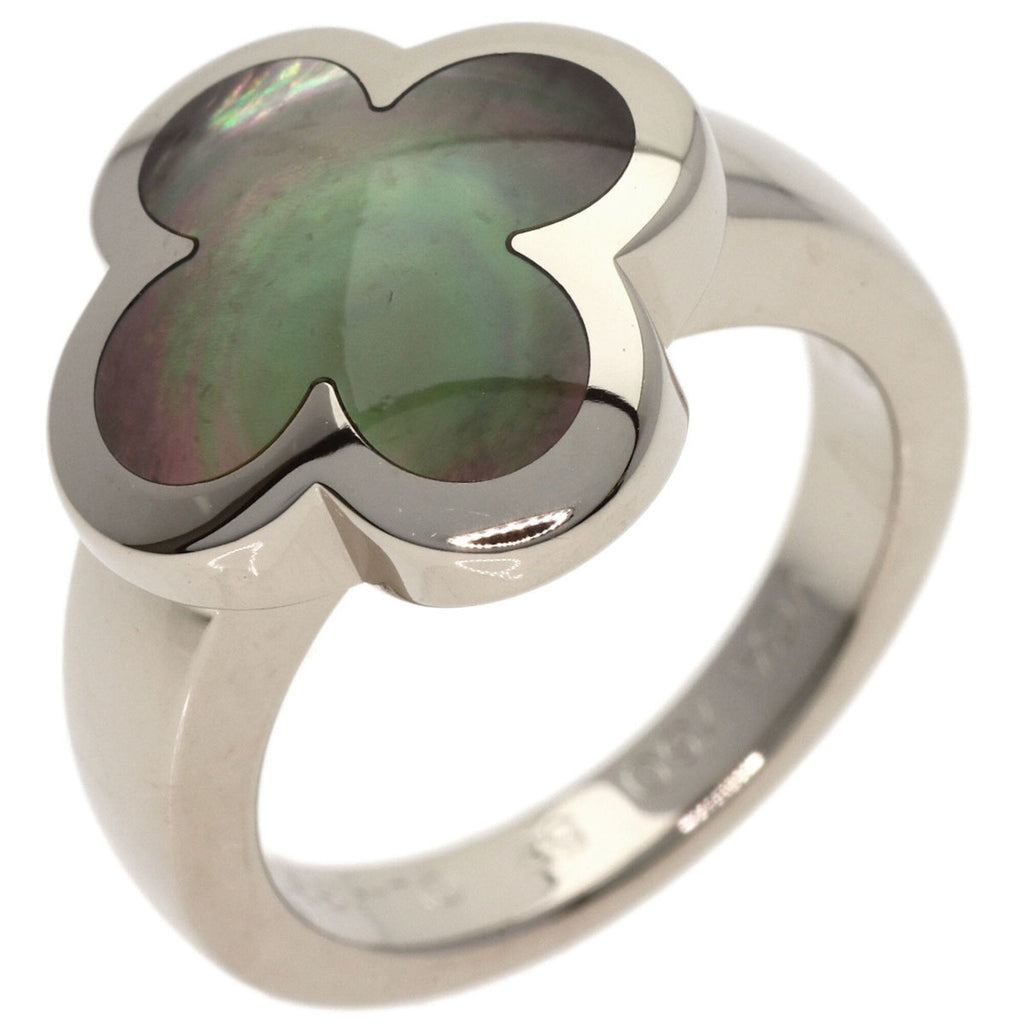 Alhambra Ring 18K White Gold and Mother of Pearl