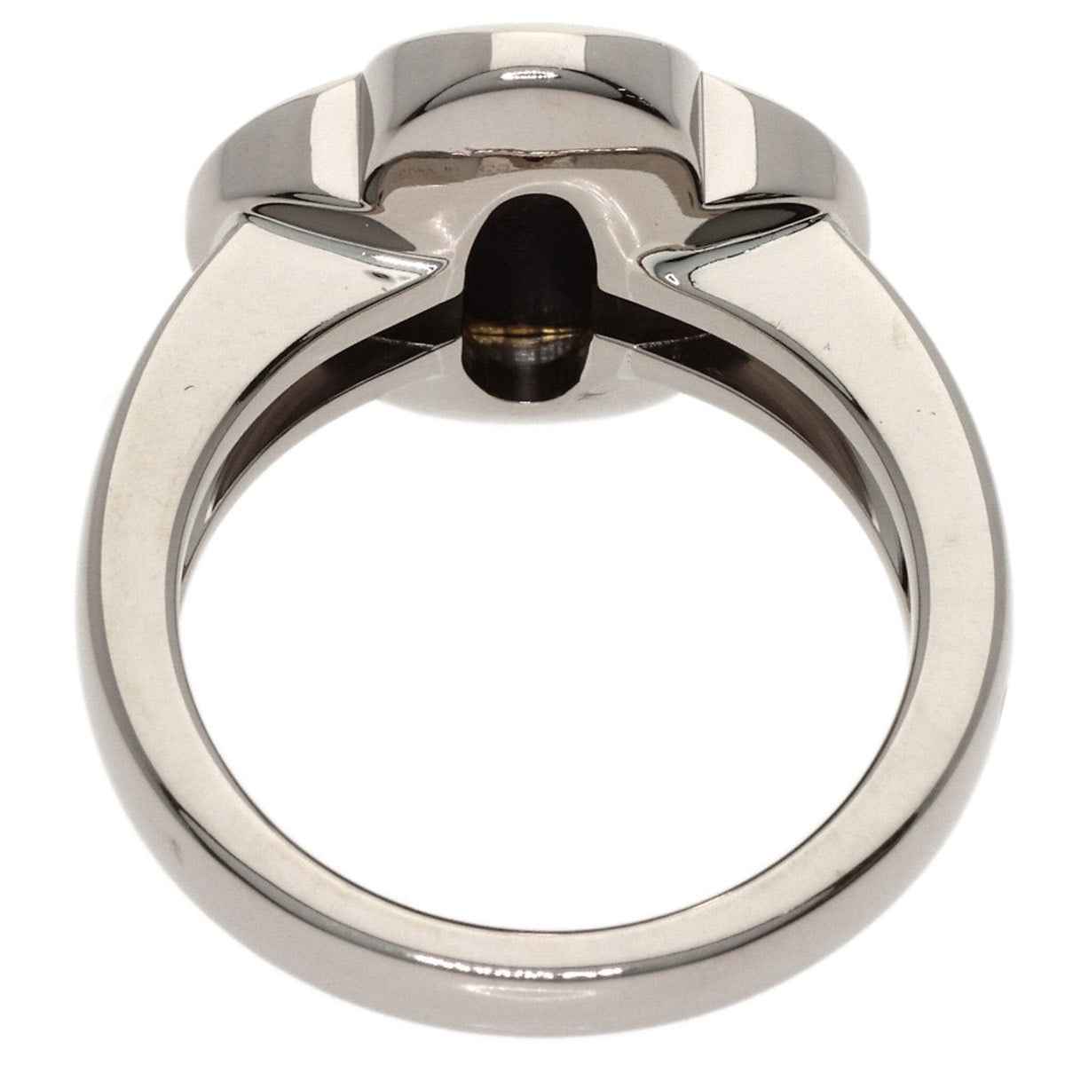 Alhambra Ring 18K White Gold and Mother of Pearl