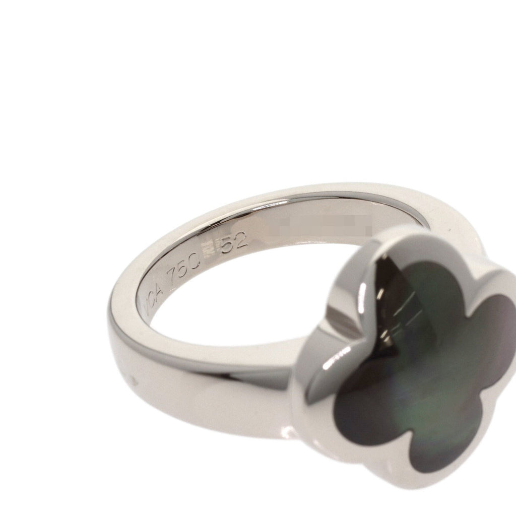 Alhambra Ring 18K White Gold and Mother of Pearl