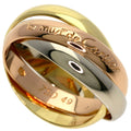 Trinity Ring 18K Yellow Gold and 18K White Gold